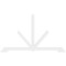Ekena Millwork Vanguard Architectural Grade PVC Gable Bracket, 96"W x 56"H x 2"D x 4"F, 14/12 Pitch GBP096X56X0204VAN00 - alternate 3